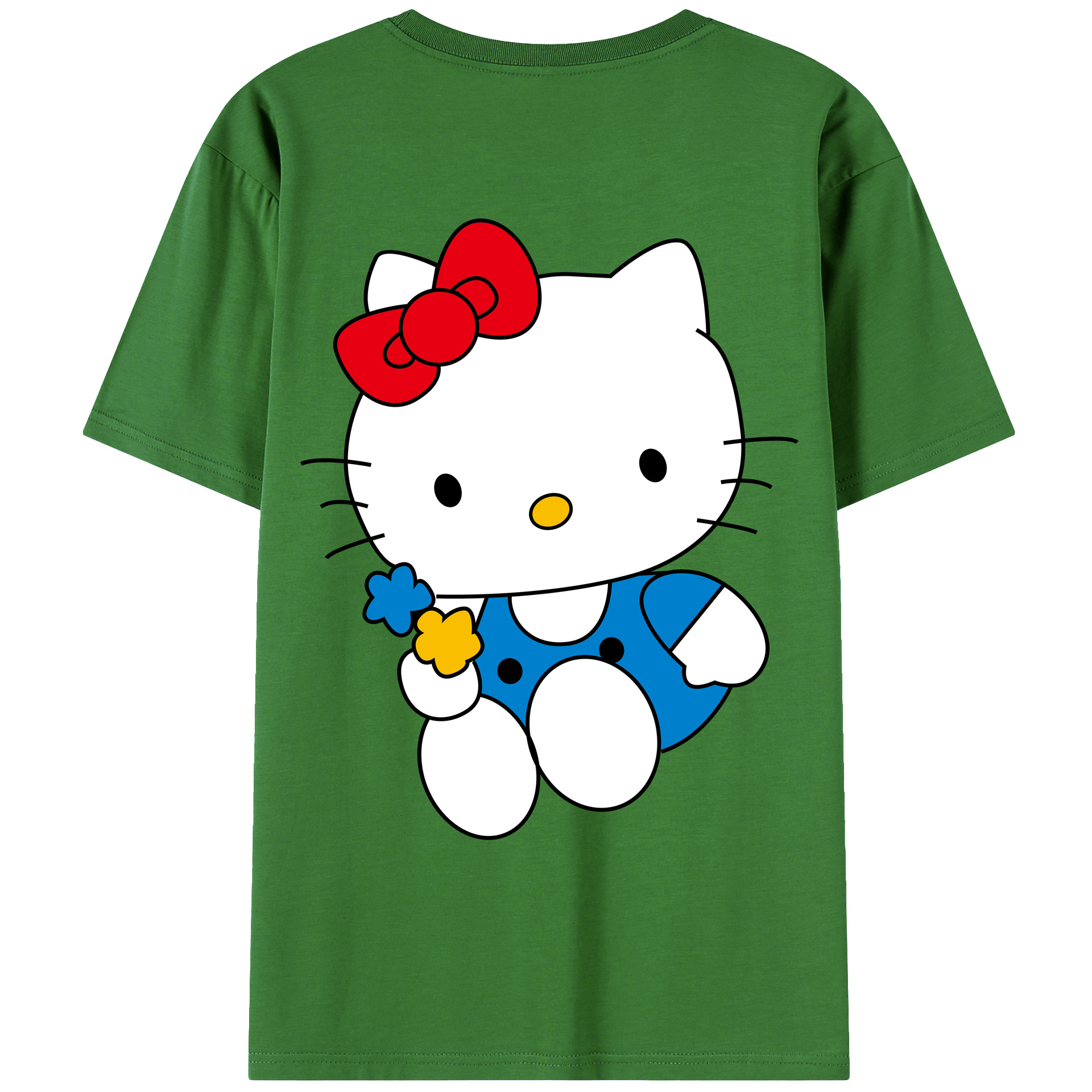 （画像用） Hello Kitty ハローキティ レディース半袖Tシャツ(バックプリント)